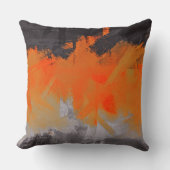 抽象芸術絵画のダイナミックカラー#28 クッション (正面)