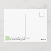 抽象芸術絵画のハローはがき ポストカード (裏面)