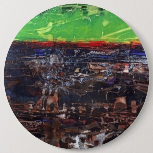 抽象芸術絵画のボタン 缶バッジ (正面)