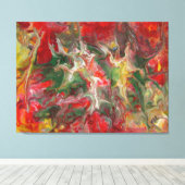抽象芸術絵画のモダンコンテンポラリーファインアート キャンバスプリント (インサイチュ (ウッドフロア))