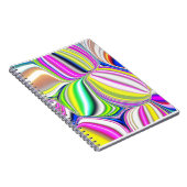 抽象芸術絵画のモダンネオンコールにおける3d効果 ノートブック (右側)