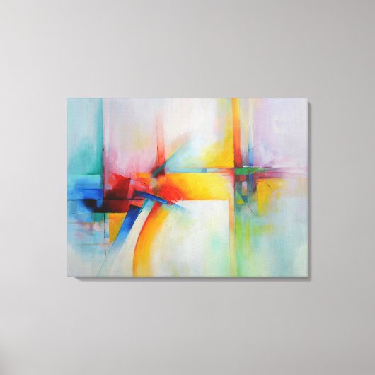 抽象芸術絵画のモダン芸術 キャンバスプリント (正面)