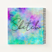 抽象芸術絵画の名前Sketchbook Notebook ノートブック (裏面)