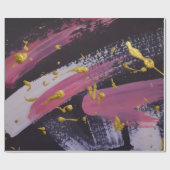 抽象芸術絵画の手作りテクスチャ。油絵。 ラッピングペーパー (フラット)