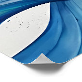 抽象芸術絵画の母木の生救土 ポスター (角)