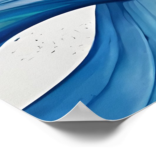 抽象芸術絵画の母木の生救土 ポスター (角)