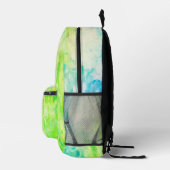 抽象芸術絵画の海岸型手荷物 プリントバックパック (右)