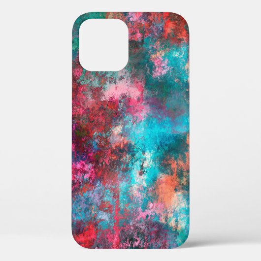 抽象芸術絵画の筆跡、斑絵を描点。M Case-Mate iPhoneケース (裏面)