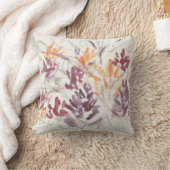 抽象芸術絵画の紫 クッション (ブランケット)