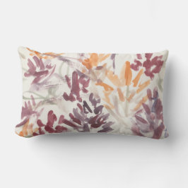 抽象芸術絵画の紫 ランバークッション