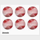 抽象芸術絵画の背景 ラウンドシール (シート)