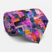 抽象芸術絵画の色違うと形 ネクタイ (ロール)