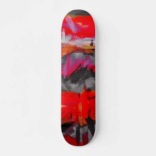 抽象芸術絵画の色 スケートボード (正面)