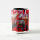 抽象芸術絵画の色#32 マグカップ (中央)