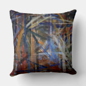 抽象芸術絵画の色#44 クッション (裏面)