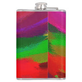 抽象芸術絵画の芸術 フラスク (裏面)