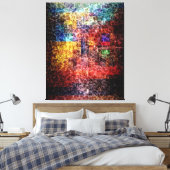 抽象芸術絵画の街灯2 キャンバスプリント (インサイチュ (寝室))