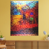 抽象芸術絵画の街灯 キャンバスプリント (インサイチュ (リビング))