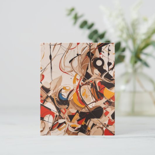 抽象芸術絵画の (スタンド正面)