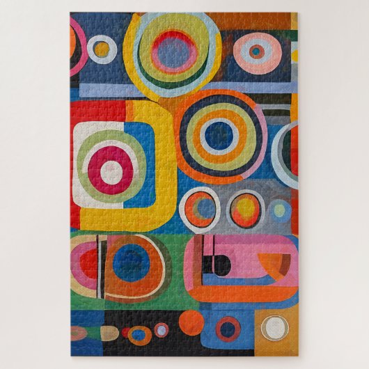 抽象芸術絵画の1014ピースジグソーパズル ジグソーパズル (縦)