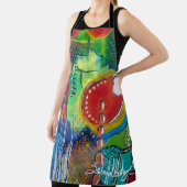 抽象芸術絵画の エプロン (インサイチュ)