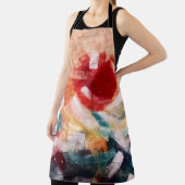 抽象芸術絵画の エプロン (インサイチュ)