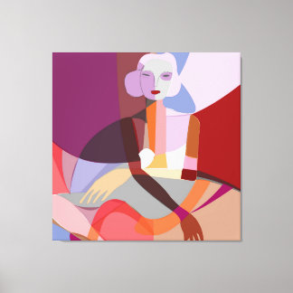 抽象芸術絵画の キャンバスプリント