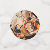 抽象芸術絵画の コンフェッティ (スモール正面)