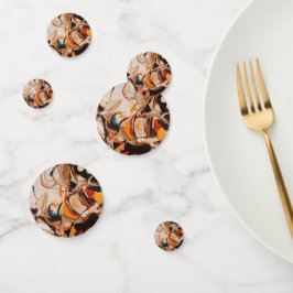 抽象芸術絵画の コンフェッティ