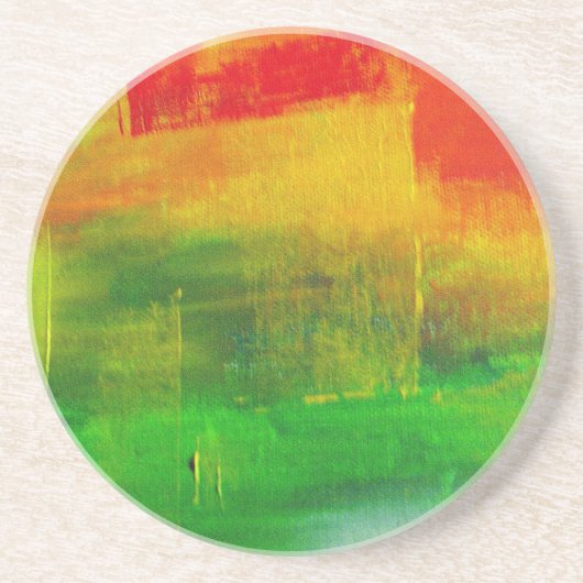 抽象芸術絵画の コースター (正面)