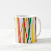 抽象芸術絵画の コーヒーマグカップ (正面右)