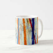 抽象芸術絵画の コーヒーマグカップ (正面右)