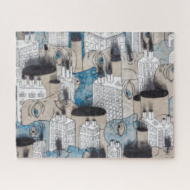 抽象芸術絵画の ジグソーパズル