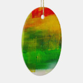 抽象芸術絵画の セラミックオーナメント (右)