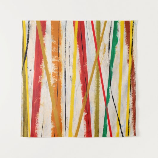 抽象芸術絵画の タペストリー (正面)