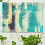 抽象芸術絵画の |ダイナミックカラー キッチンタオル (折り畳み)