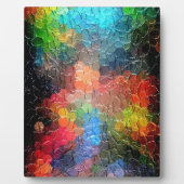 抽象芸術絵画の |ダイナミックカラー フォトプラーク (正面)