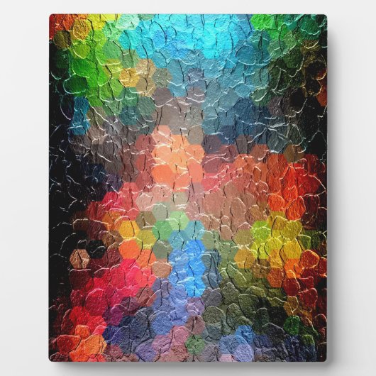 抽象芸術絵画の |ダイナミックカラー フォトプラーク (正面)