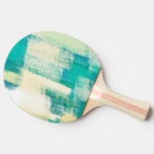 抽象芸術絵画の |ダイナミックカラー 卓球ラケット (横)