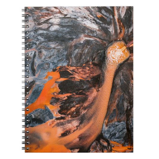 抽象芸術絵画の ノートブック (正面)