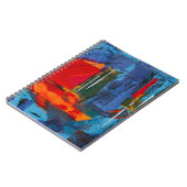 抽象芸術絵画の ノートブック (左側)