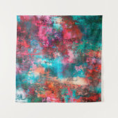 抽象芸術絵画の。ブラシストローク、の絵を描スポット。M タペストリー (正面(横))