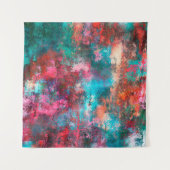 抽象芸術絵画の。ブラシストローク、の絵を描スポット。M タペストリー (正面)