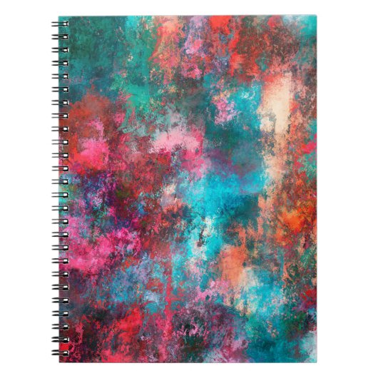 抽象芸術絵画の。ブラシストローク、の絵を描スポット。M ノートブック (正面)