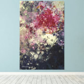 抽象芸術絵画の「ブラスさくらんぼ」 キャンバスプリント (インサイチュ (ウッドフロア))