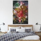 抽象芸術絵画の「ブラスさくらんぼ」 #2 キャンバスプリント (インサイチュ (寝室))