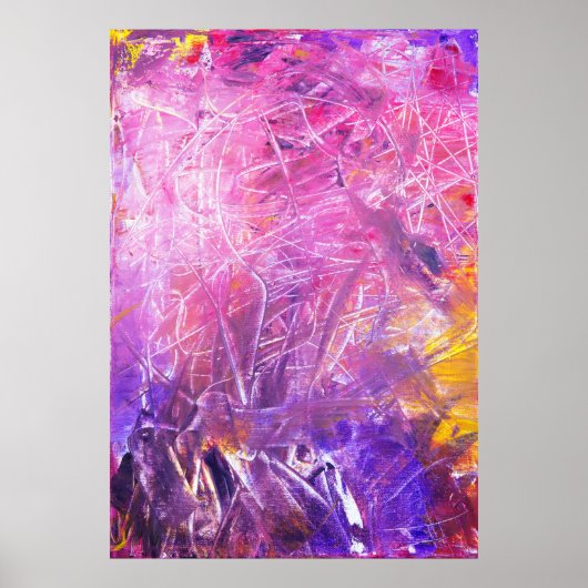 抽象芸術絵画の ポスター (正面)