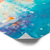 抽象芸術絵画の ポスター (角)