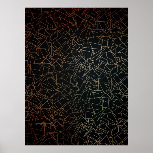 抽象芸術絵画の ポスター (正面)