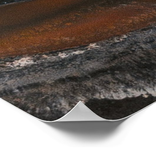 抽象芸術絵画の ポスター (角)